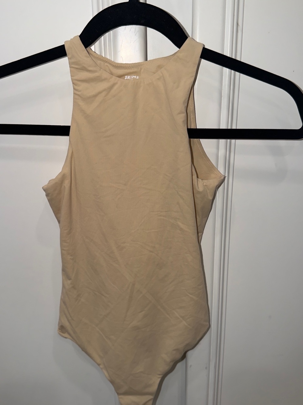 Skims SEAMLESS High-Neck Bodysuit - Beige